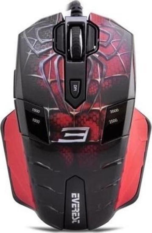GX8 Usb Spider Men3 10 Tuşlu Makrolu Oyuncu Mouse