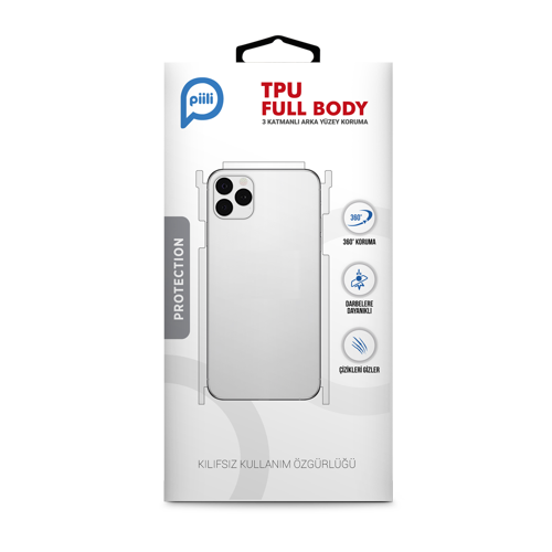 TPU Full-Body iPhone 16 Pro Max Arka Yüzey Koruyucu
