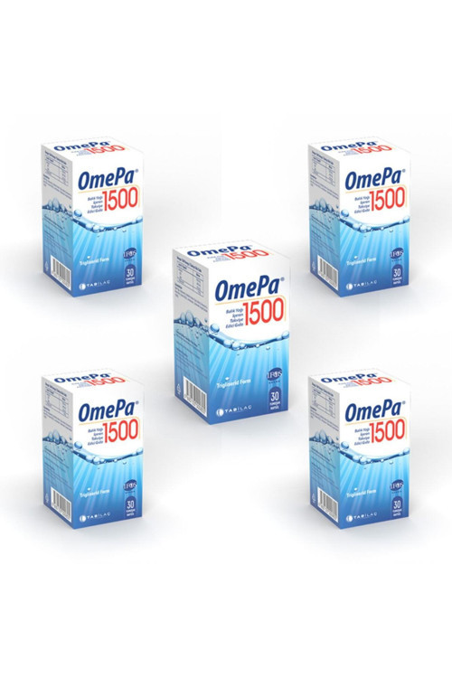 Balık Yağı 1500 mg 30 Kapsül 5 Adet