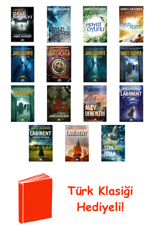 James Dashner 15 Kitap Seti + Türk Klasiği Hediye