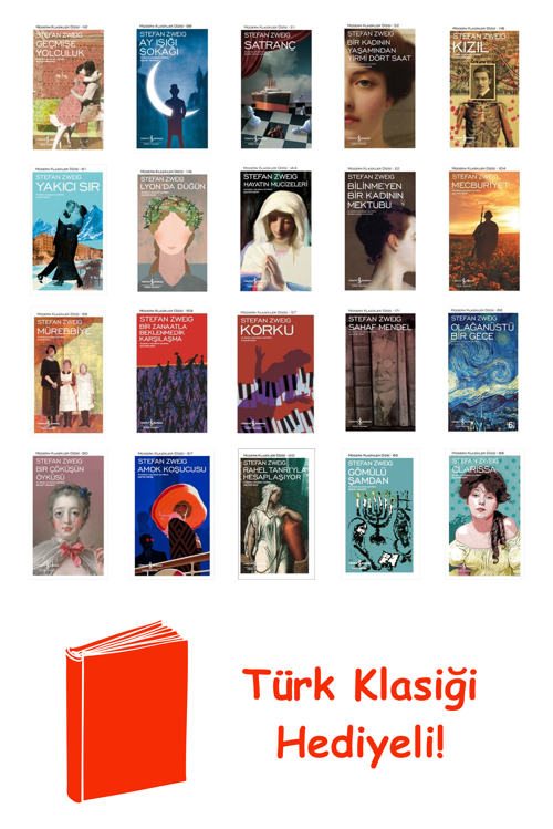 Stefan Zweig 20 Kitap Seti + Türk Klasiği Hediye
