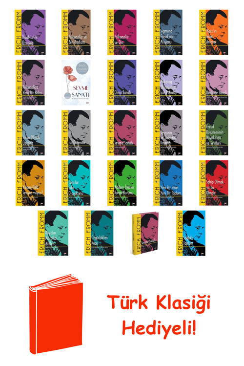 Erich Fromm 24 Kitap Seti + Türk Klasiği Hediye