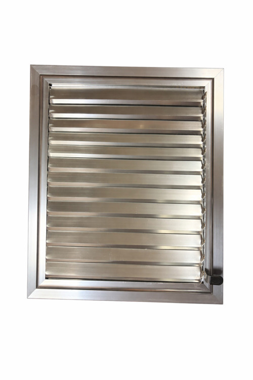 Gümüş Eloksal Alüminyum Yüzeysel Menfez Banyo Wc Panjur Havalandırma 60X60