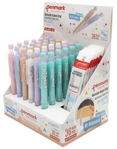 Kalem Tipi Silgi (36 Lı Paket)