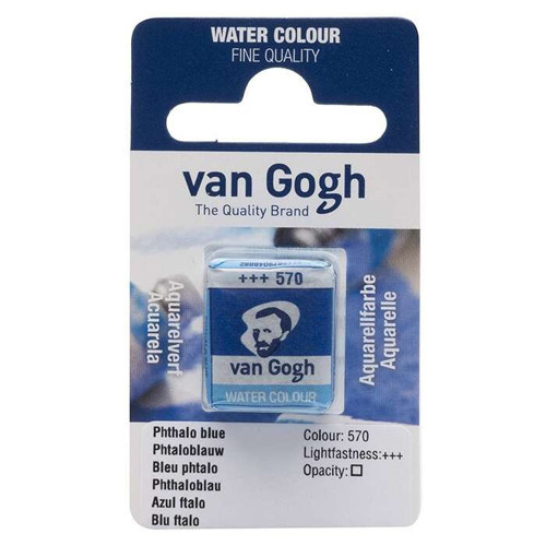 Gwc Pan Sanatsal Sulu Boya Tablet Phthalo Blue