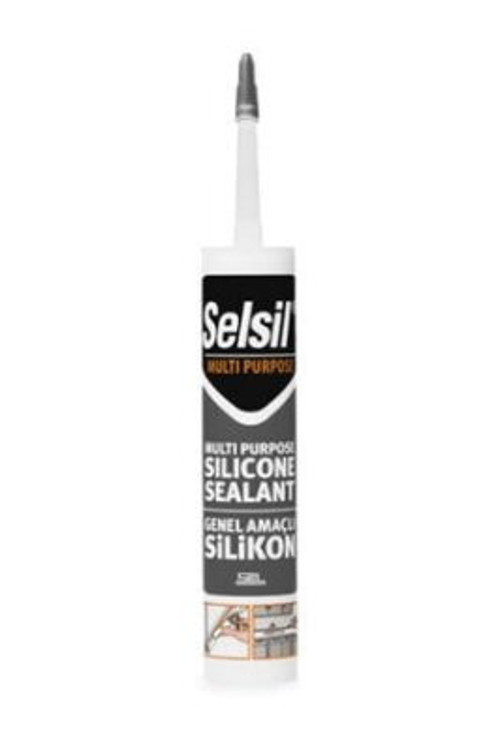 Siyah Universal Silikon - 280 gr - Dolgu Silikonu