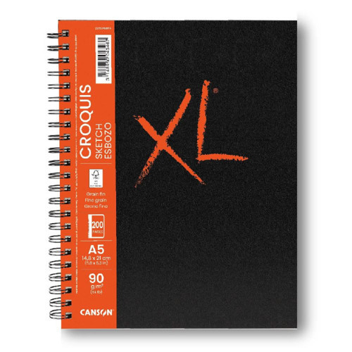 Spiralli XL Croquis Sketch A5 100 Yaprak 90 Gram Çizim Defteri C31200L019