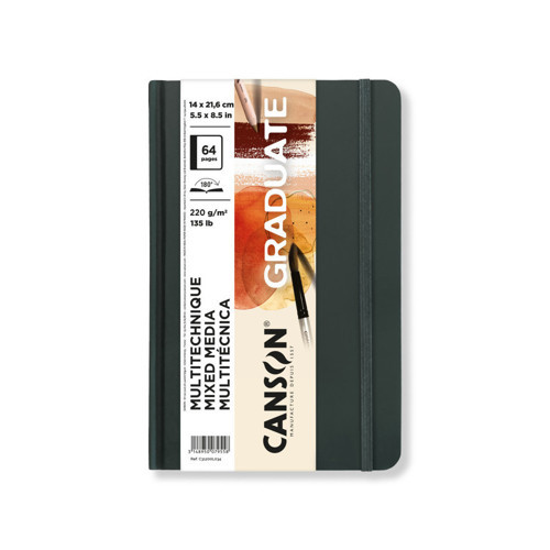 Grd Mix Sert Kapak Çizim Defteri Nat 220 Gram Dikey 14X21,6Cm 64 Sayfa