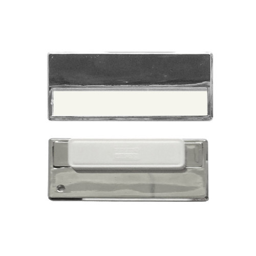 Mıknatıslı İsimlik Gümüş 60X28 Mm Tekli 9081011