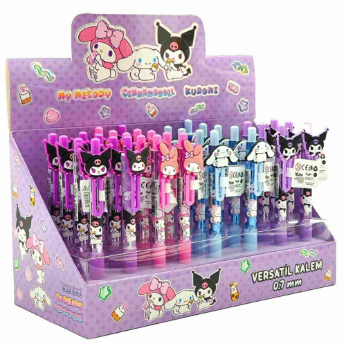 Kuromi Mymelody Cinnamorol Versatil Kalem Shinny 0.7 Mm (40 Lı Paket) 612323