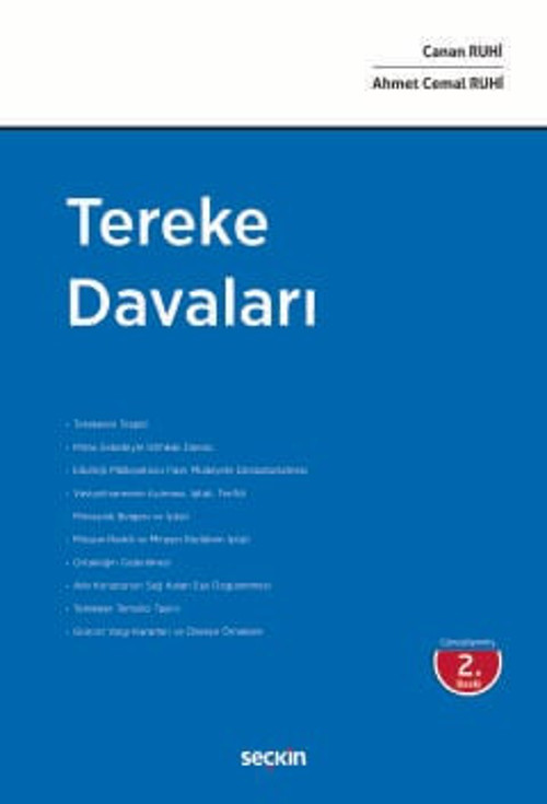 Tereke Davaları Canan Ruhi,Ahmet Cemal Ruhi 2. Baskı, Eylül 2026
