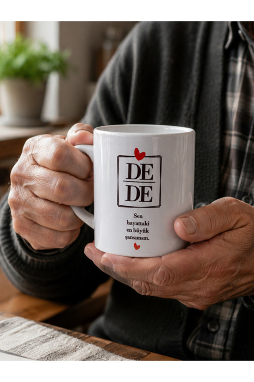 Dede Kupası, Babalar Günü Hediyesi, Canım Dedem, Doğum Günü Hediyesi, Yılbaşı Hediyesi