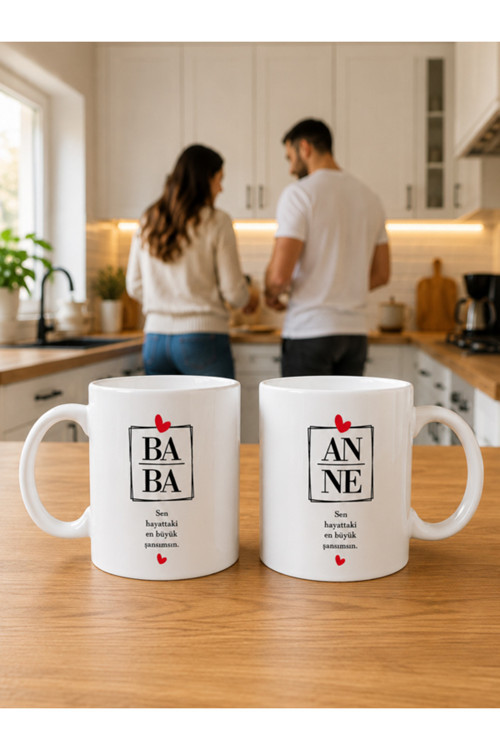Anne Ve Baba Kupası, Doğum Günü Hediyesi, Yılbaşı Hediyesi, Teşekkür Hediyesi