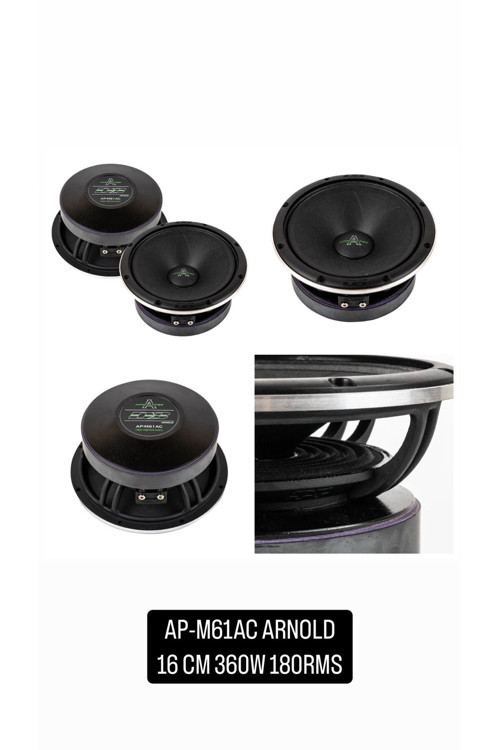 Ap-M61Ac Arnold 16 Cm Spl Midrange 360Watt 180 Rms