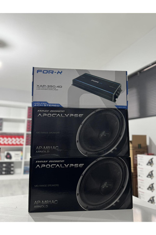 M-81Ac 20Cm Midrange 600Watt 300 Rms Ses Sistemi Paketi Set71