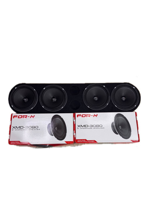 Xmd-3080 20Cm Midrange İki Takım Üniversal Pandizotlu Tanesi 300W 150Rms