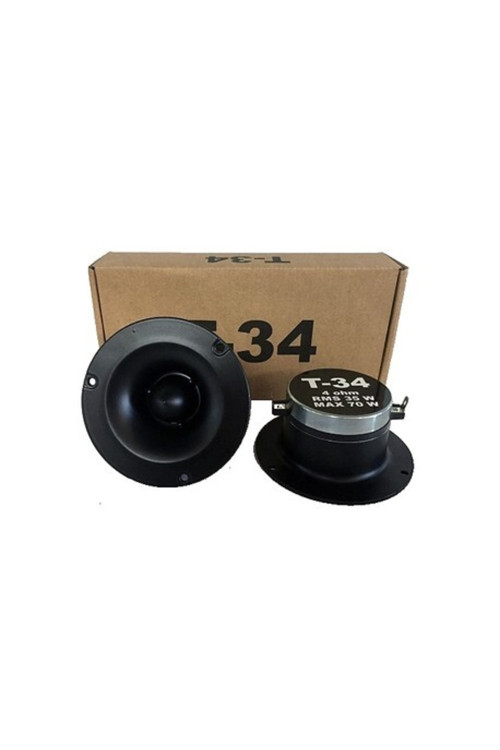 T-34 10 Cm Neodyum Profesyonel Tweeter 60Wat 30Rms