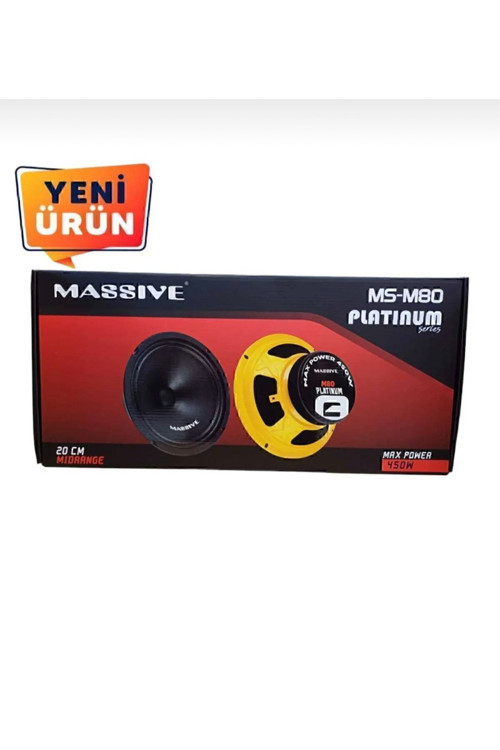 20 Cm Midrange Çifti 900W 350Rms M80 Ultraa Iki Adet
