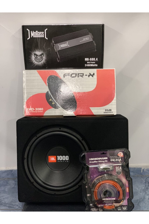 Jbl Set 30 Cm Kabinli Bass Anfi 20 Cm Midrange Kablo Seti