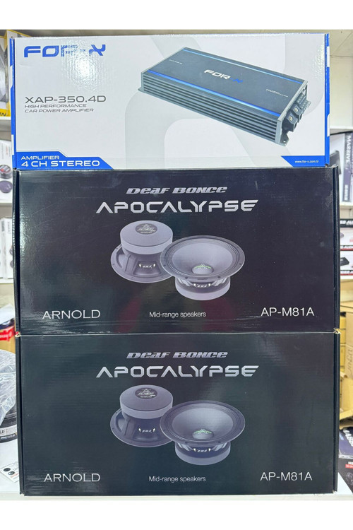 Ap-M81A 4 Adet Midrange Arnold Xap-350.4D 4X350Rms Oto Anfi