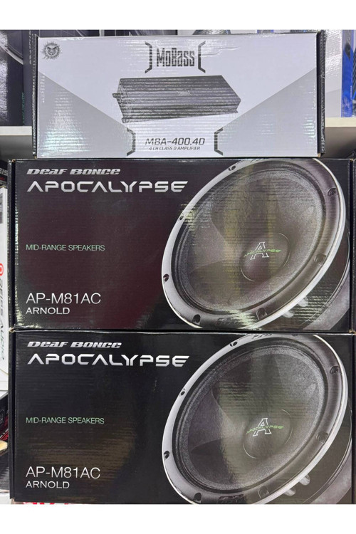 Ap-M81Ac 20Cm İki Takım Midrange 600Wat Mba-400.4 4X400Rms