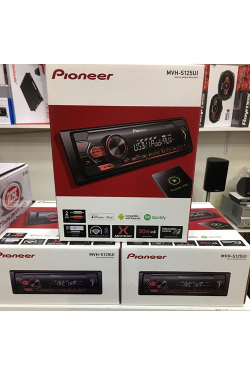 Pıoner Oto Teyp Mvh-S125Uı Usb Aux Fm Radyo 4X50Wat