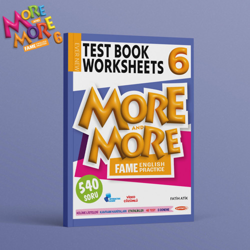 More and More 6. Sınıf Fenomen English Test Book Worksheets Maarif
