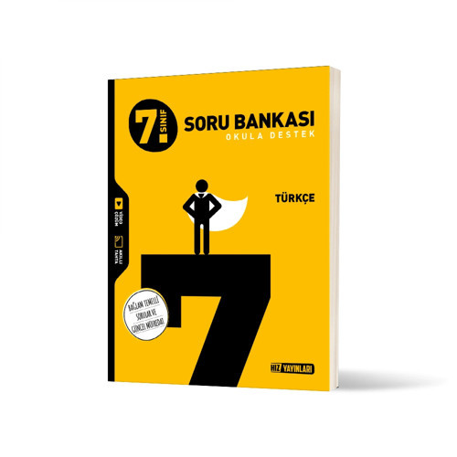 Hız Yayınları 7. Sınıf Türkçe Soru Bankası-Bağlam Temelli Sorular Maarif