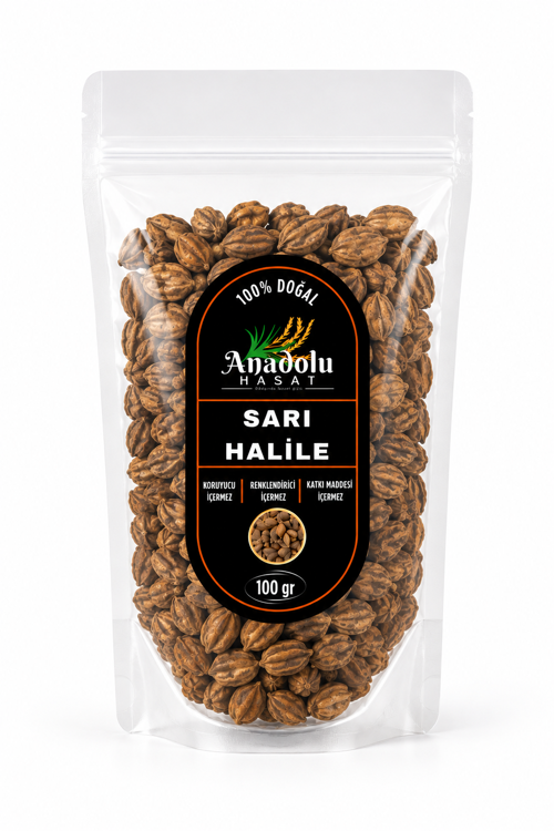 Sarı Halile 100Gr -Doğal Tane Sarı Halile