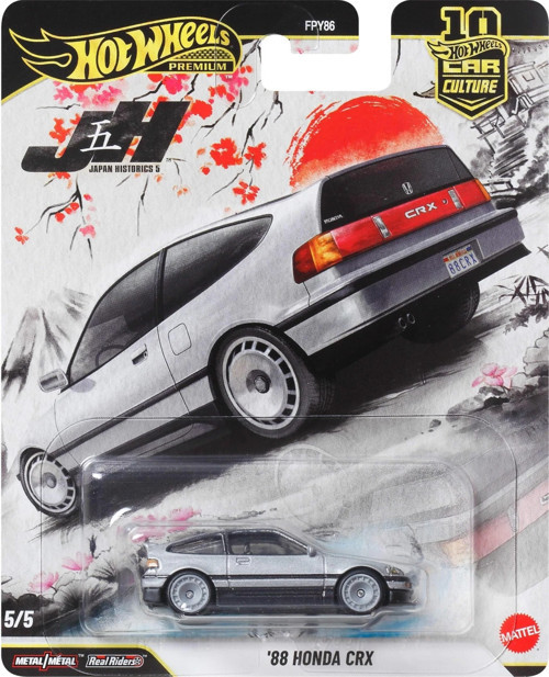 Premium Car Culture Japan Historics 5 1988 Honda CRX 1:64 Koleksiyon Model Araba