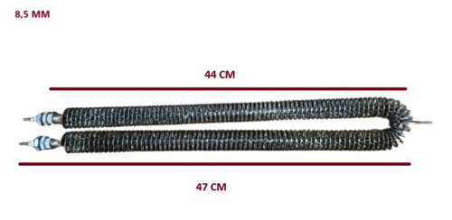 BULAŞIK KURUTMA REZİSTANSI UTİPİ 44 CM 8,5MM 2000 TABAK KROM