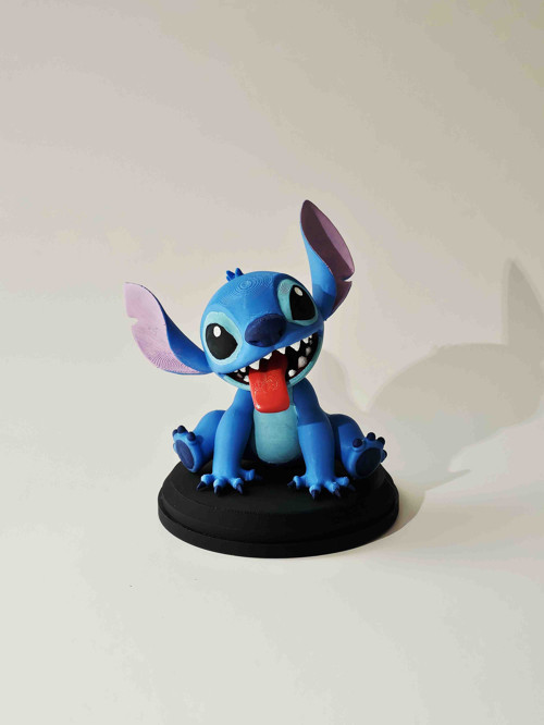 Stitch Mavi Uzaylı Figürü 13 Cm - Dekoratif Biblo Ve 3D Maket Obje 13Cm