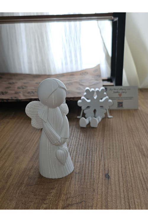 Melek Dekoratif Biblo Yeni Yıl Hediyeliklik - Dekoratif Biblo Ve 3D Maket Obje 10 Cm
