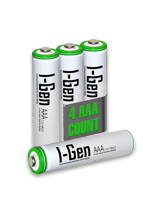 B164 4 Adet AAA 900 mAh Şarj Edilebilir İnce Kalem Pil 1.2V Ni-MH Şarjlı Pil