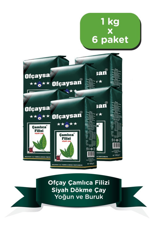 san Çamlıca Filizi Çayı 1000 gr x 6'lı