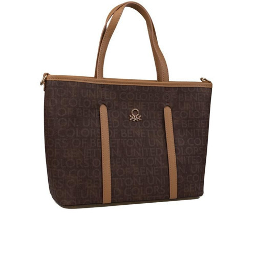 Kahverengi Monogram Eskitme Kadın Kol Çantası BNT 1604