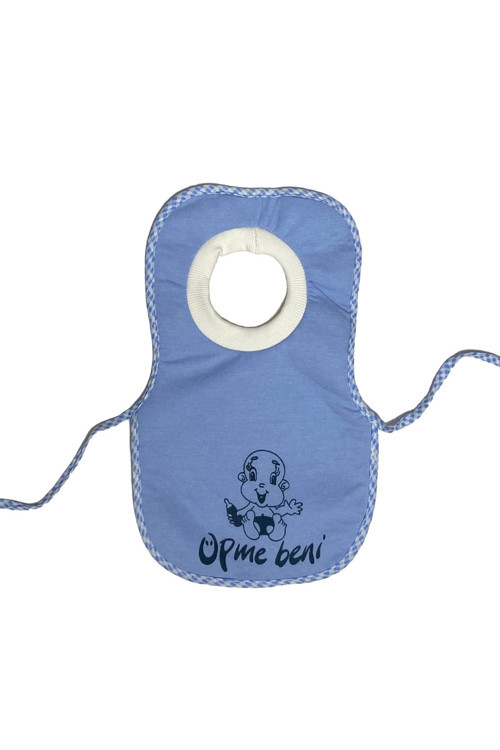 Öpme Beni Baskılı Bebek Mama Önlüğü