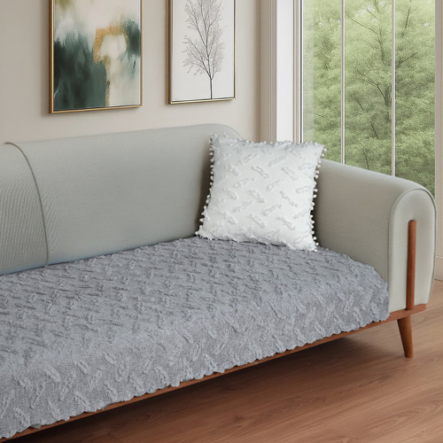 Ponela Koltuk Örtüsü - Sadece Oturum Alanını Kaplar 85x210 cm - Gri