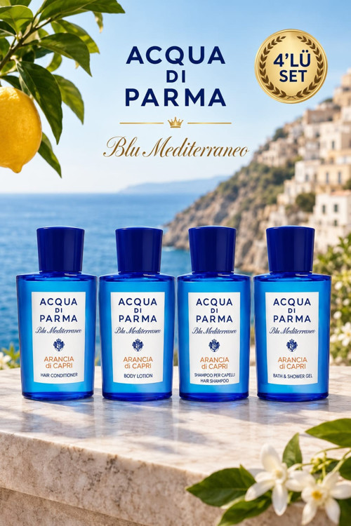 Blu Mediterraneo Arancia di Capri 4’lü Premium Bakım Seti 75 ml