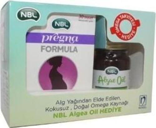 NBL Algae Oil 30 Kapsül + NBL Pregna Formula 30 Tablet