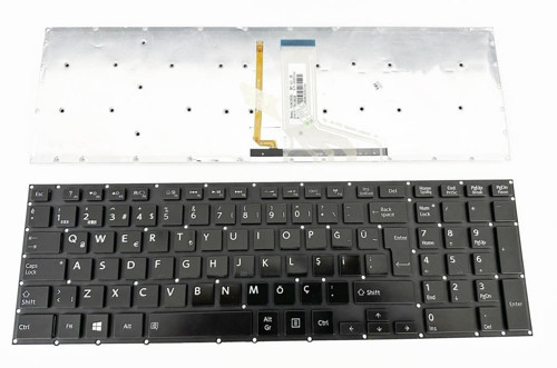 Toshiba Satellite P70-B-105 PSPPNE Klavye Aydınlatmalı Tuş Takımı