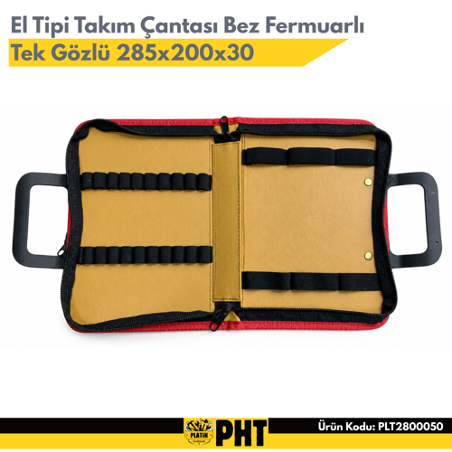 PHT El Tipi Takım Çantası Bez Fermuarlı Tek Gözlü PLT2800050