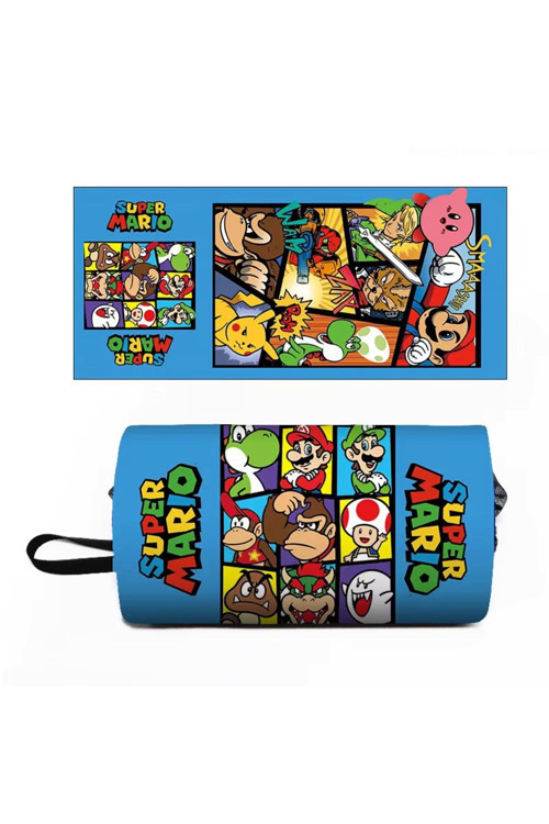 Super Mario çok büyük kapasiteli çok bölmeli Kalem Kutu