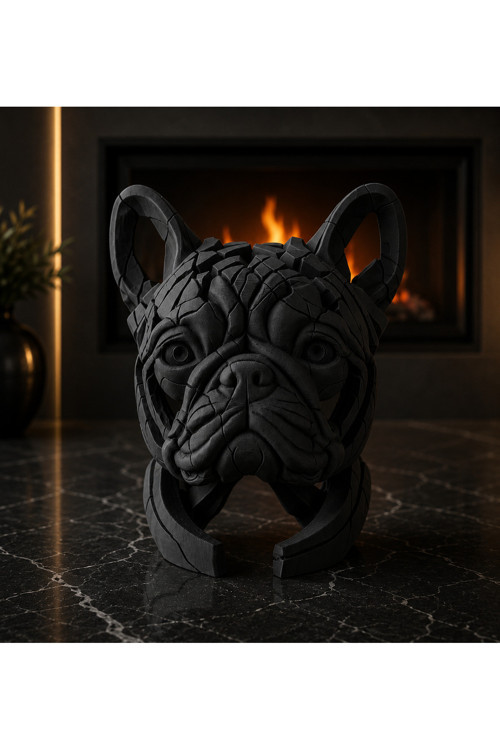 Bulldog Büstü 10x15 cm