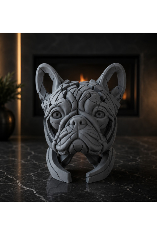 Bulldog Büstü 10x15 cm