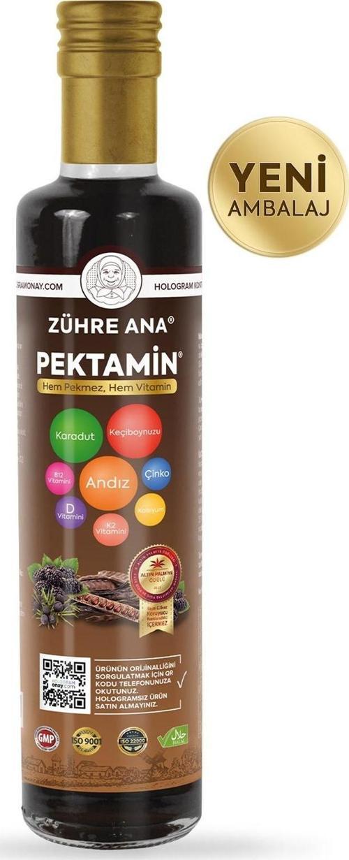 Pektamin - Karadut, Keçiboynuzu Ve Andız Pekmezi Karışımı ( Vitamin Takviyeli )