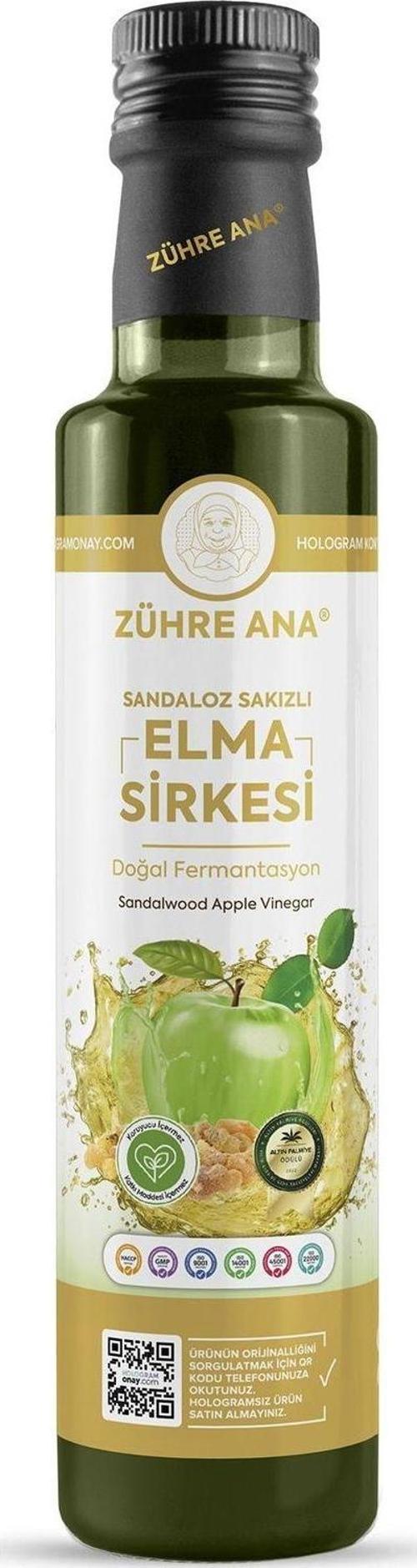 Sandaloz Sakızlı Elma Sirkesi Doğal Fermantasyon Sandalwood Apple Vinegar 500 Ml