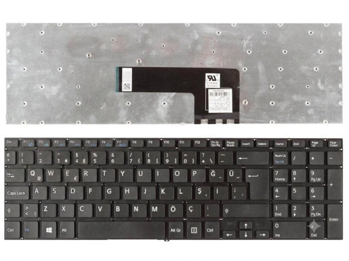 Sony Vaio SVF1521V6E SVF1521VST SVF1521W1E Klavye Siyah Renk Tuş Takımı