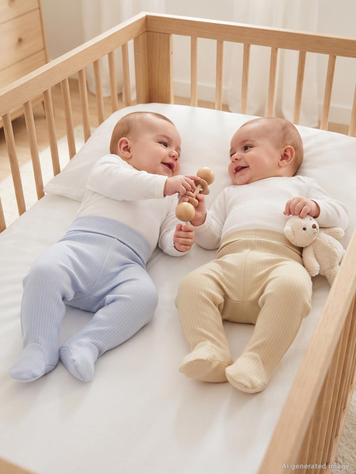 Patikli Basic 2'li set 3-9 Ay Tek Alt Bebe - Mavi