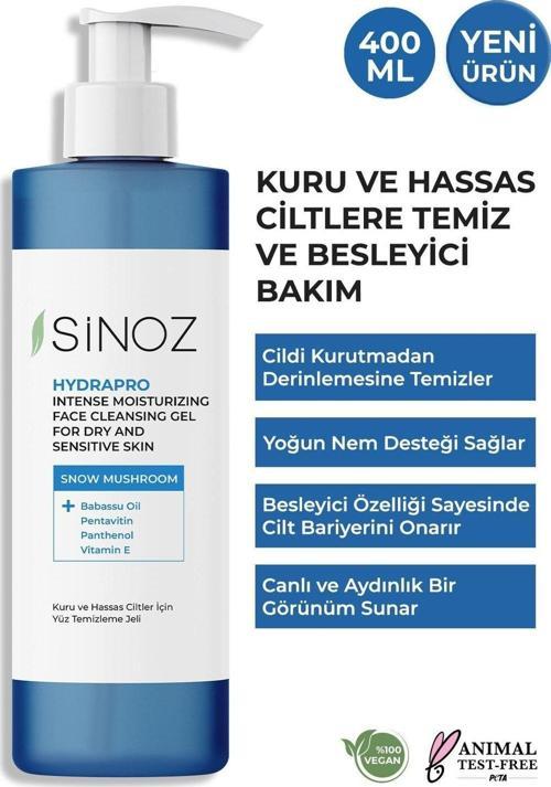 Hydrapro Kuru Ve Hassas Ciltler Için Yüz Temizleme Jeli 400 ml